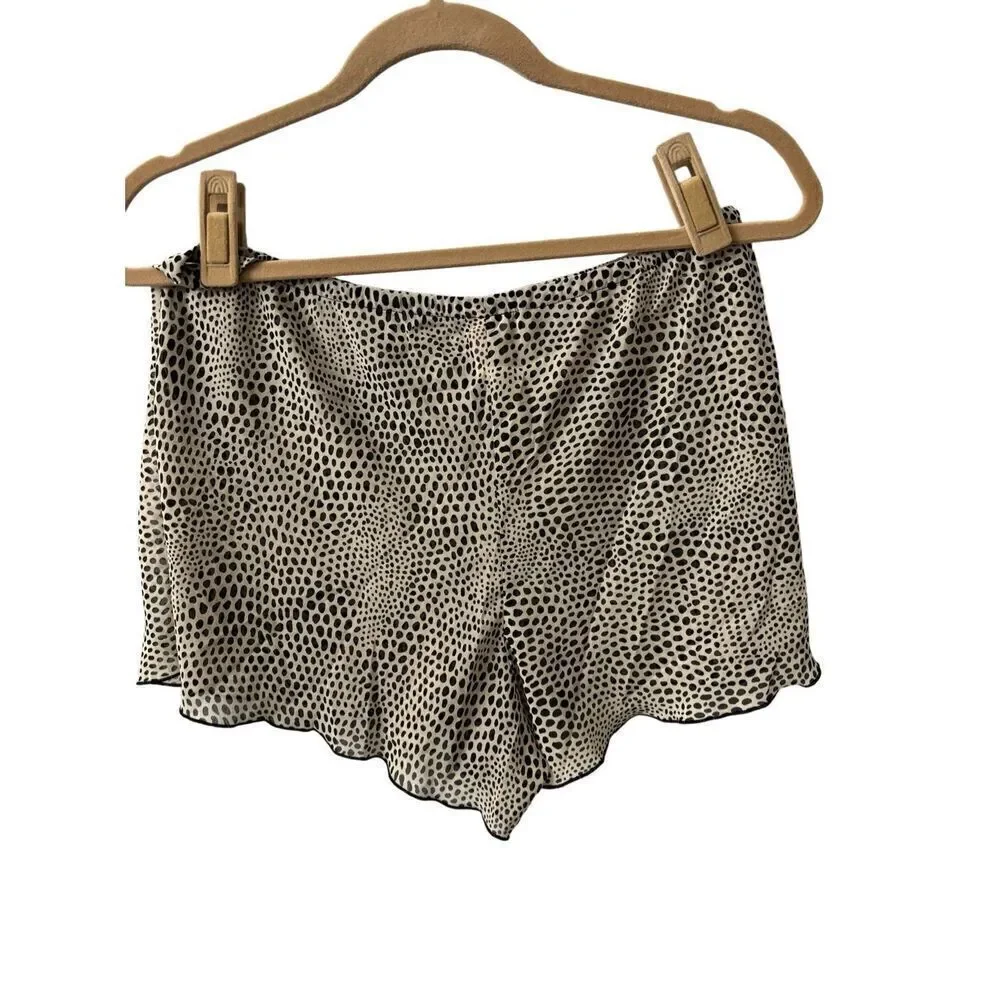 Josie Natori Animal Print Short Pajamas